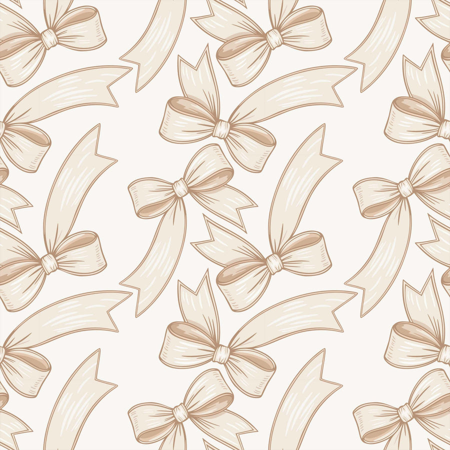 Beau Bottles Beige Bows - Prosecco Collection