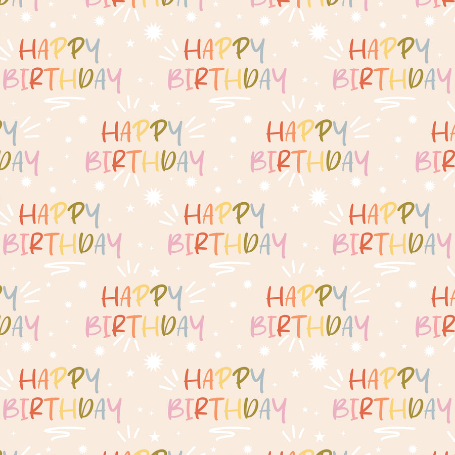 Birthday in Pastels Designer Wrap on EVERVASE