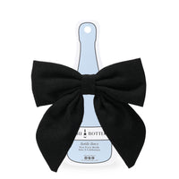 Thumbnail for Beau Bottles Black Linen Bottle Bow