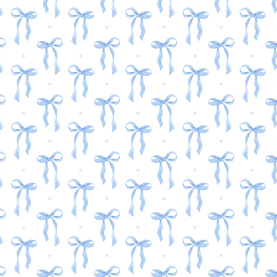 Blue Bows Designer Wrap on EVERVASE