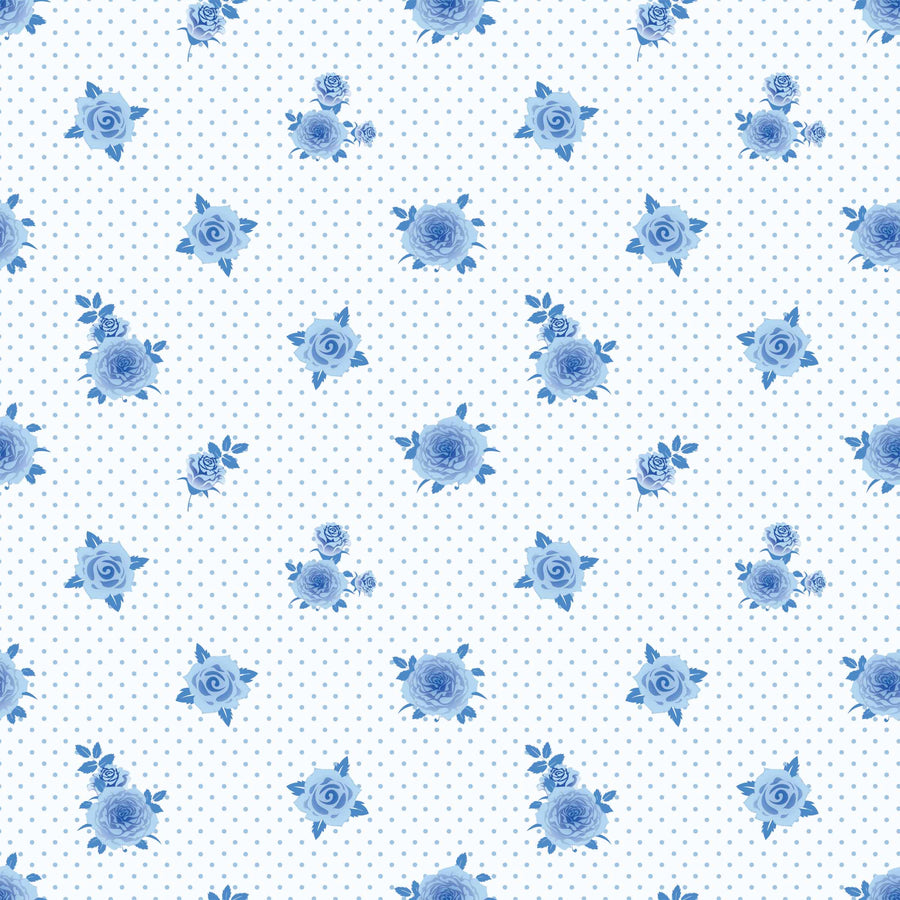 Beau Bottles Blue Chateau Dots- MINI Prosecco Collection - Set of 6 (Wraps Only)