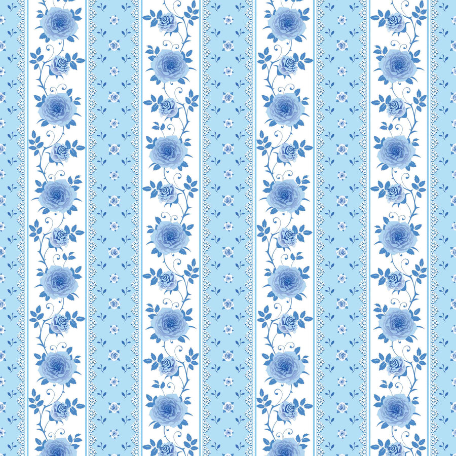 Beau Bottles Blue Chateau Rose Stripe - Prosecco Collection