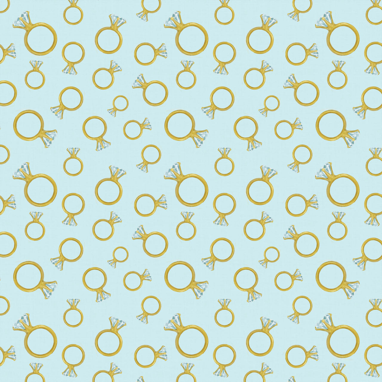 Blue Engagement Ring Bottle Wrap on La Marca Prosecco