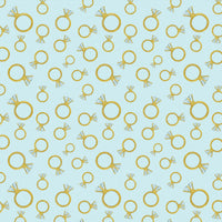 Thumbnail for Blue Engagement Ring Bottle Wrap on La Marca Prosecco