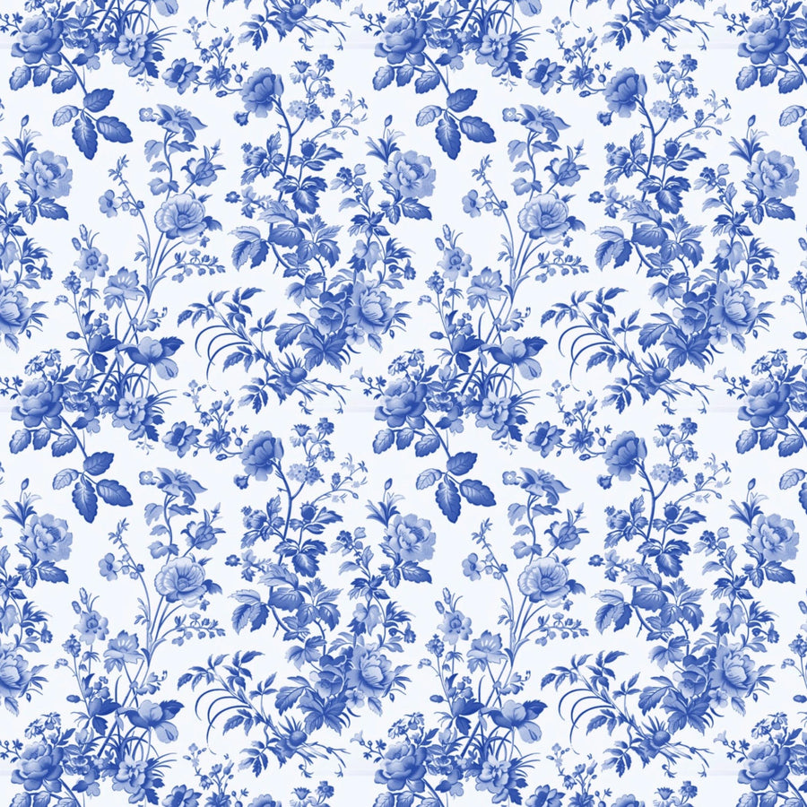Beau Bottles Blue Floral Cocktail Napkins