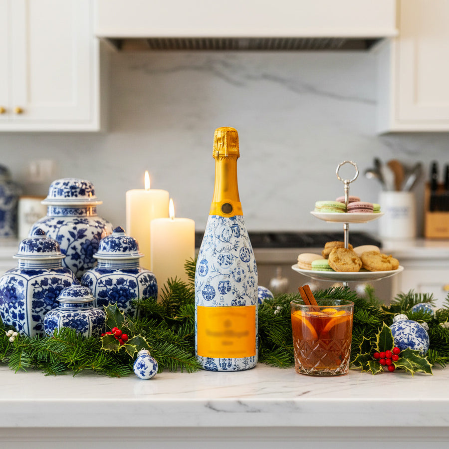 Beau Bottles Limited Edition Blue Ornaments - Champagne Collection