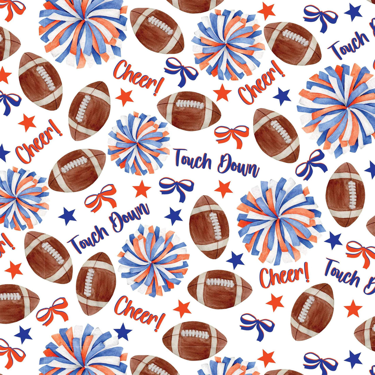 Blue and Orange Game Day Bottle Wrap on La Marca Prosecco