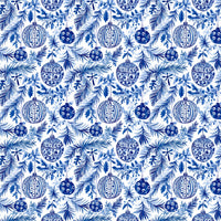 Thumbnail for Limited Edition Blue & White Ornament Prosecco Bottle Wrap