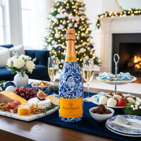 Thumbnail for Beau Bottles Blue and White Santa - Champagne Collection
