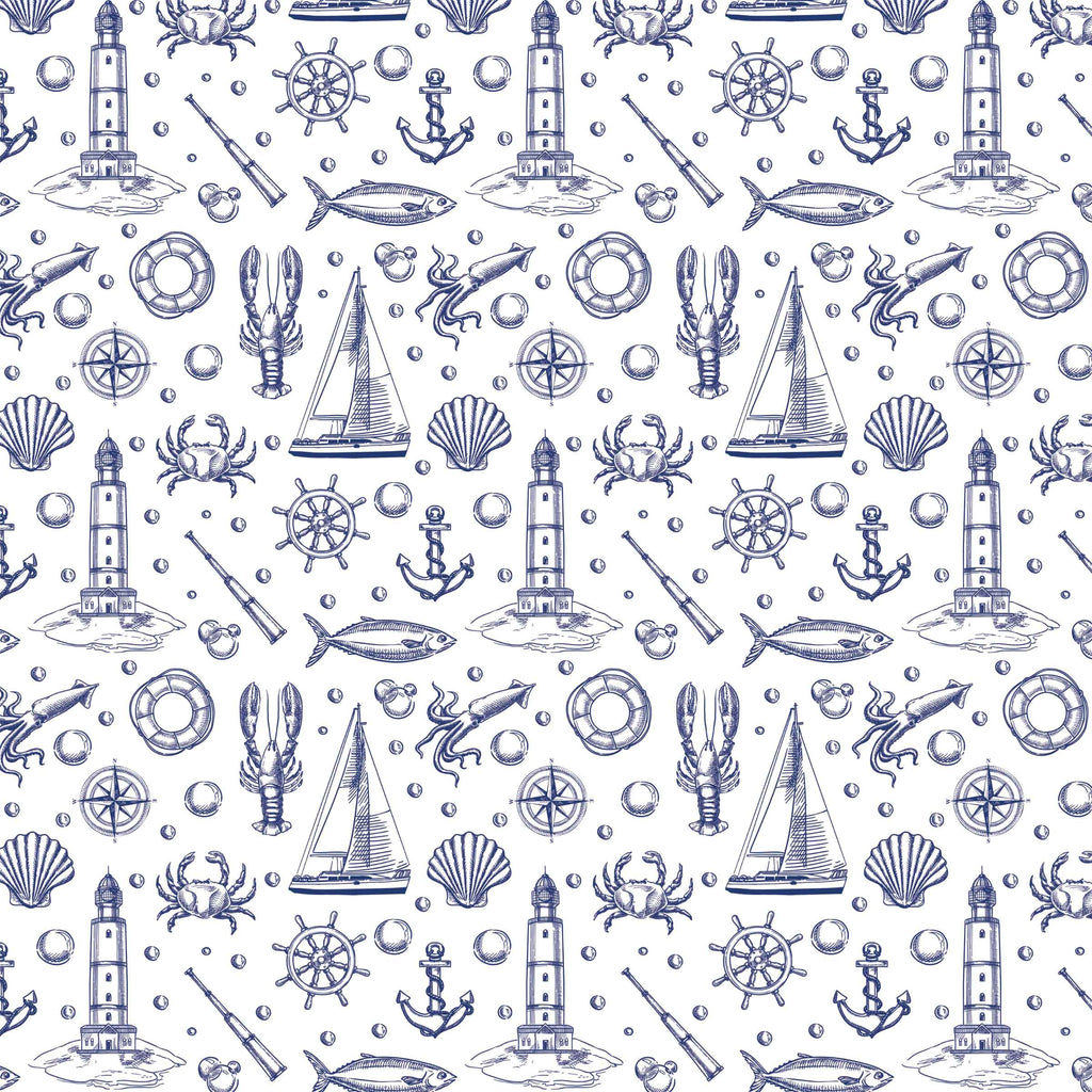 Beau Bottles Blue and White Yacht Club - Prosecco Collection