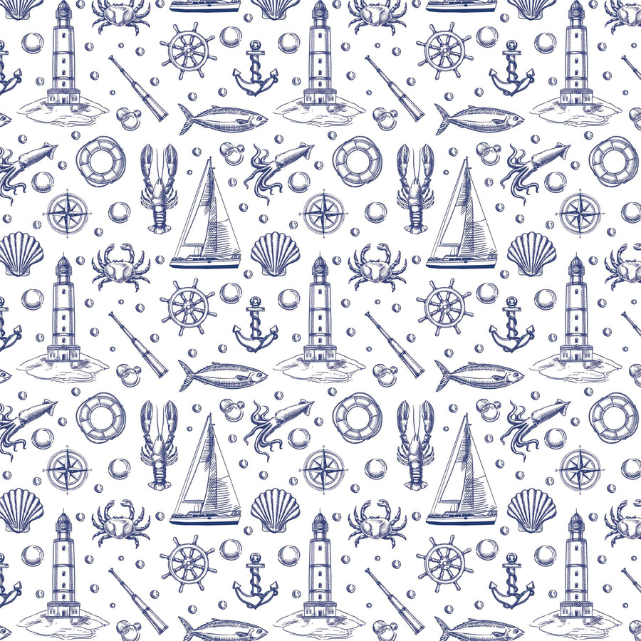 Beau Bottles Blue and White Yacht Club - Prosecco Collection