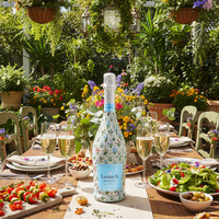 Thumbnail for Botanical Garden Trellis Bottle Wrap on La Marca Prosecco