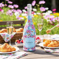 Thumbnail for Busy Bee Garden Bottle Wrap on La Marca Prosecco