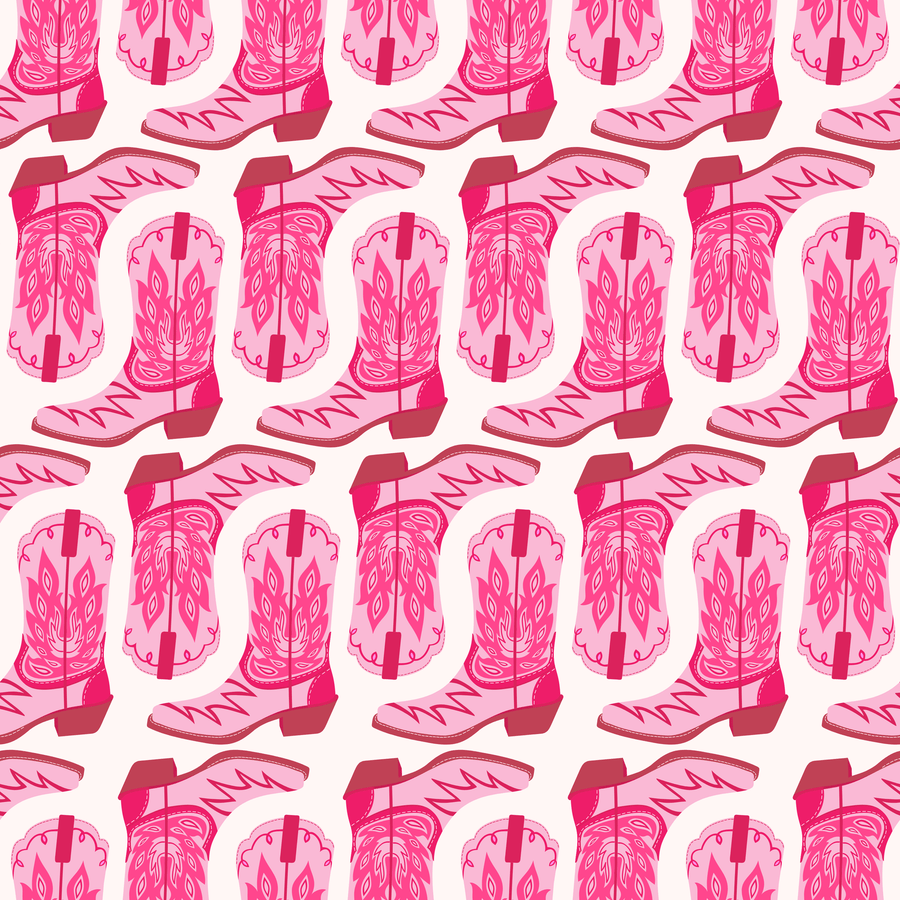 Cow Girl Bottle Wrap on Champagne Bottle