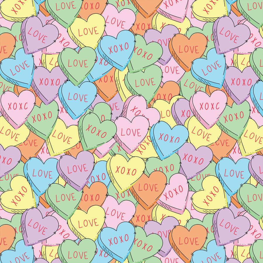 Beau Bottles Limited Edition Large Conversational Hearts - Prosecco Collection