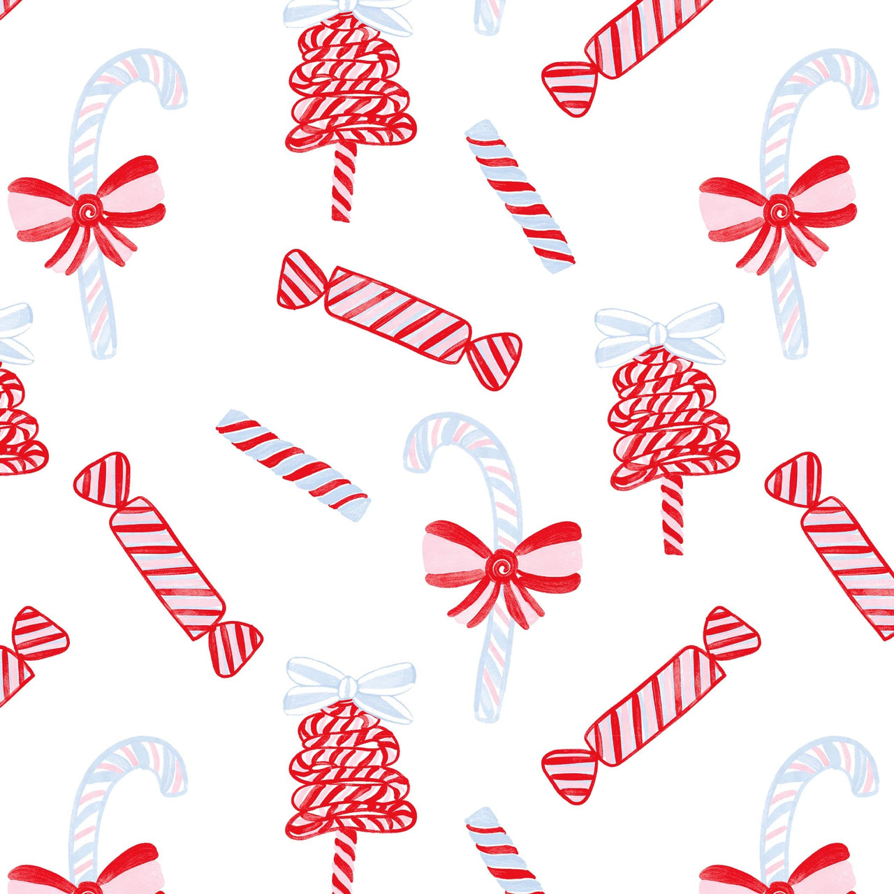 Limited Edition Luxe Candy Cane Bottle Wrap on Champagne Bottle