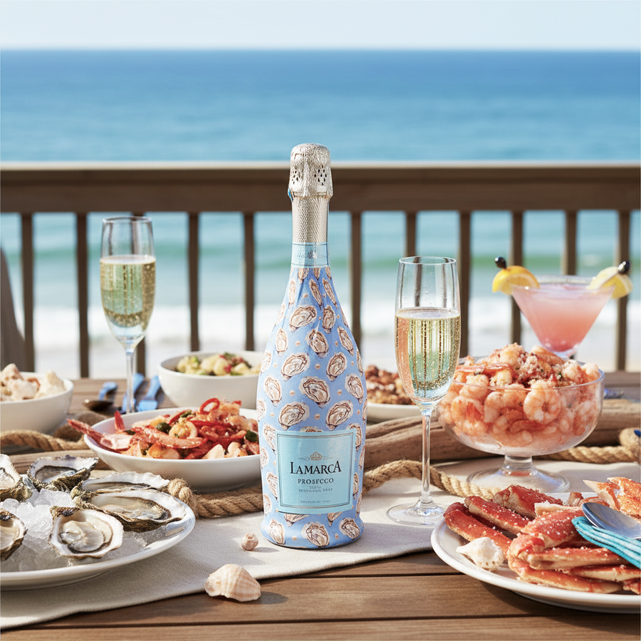Charleston Tide Prosecco Bottle Wrap