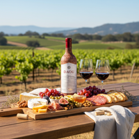 Thumbnail for Chestnut Rattan Weave Bottle Wrap on DAOU Wine