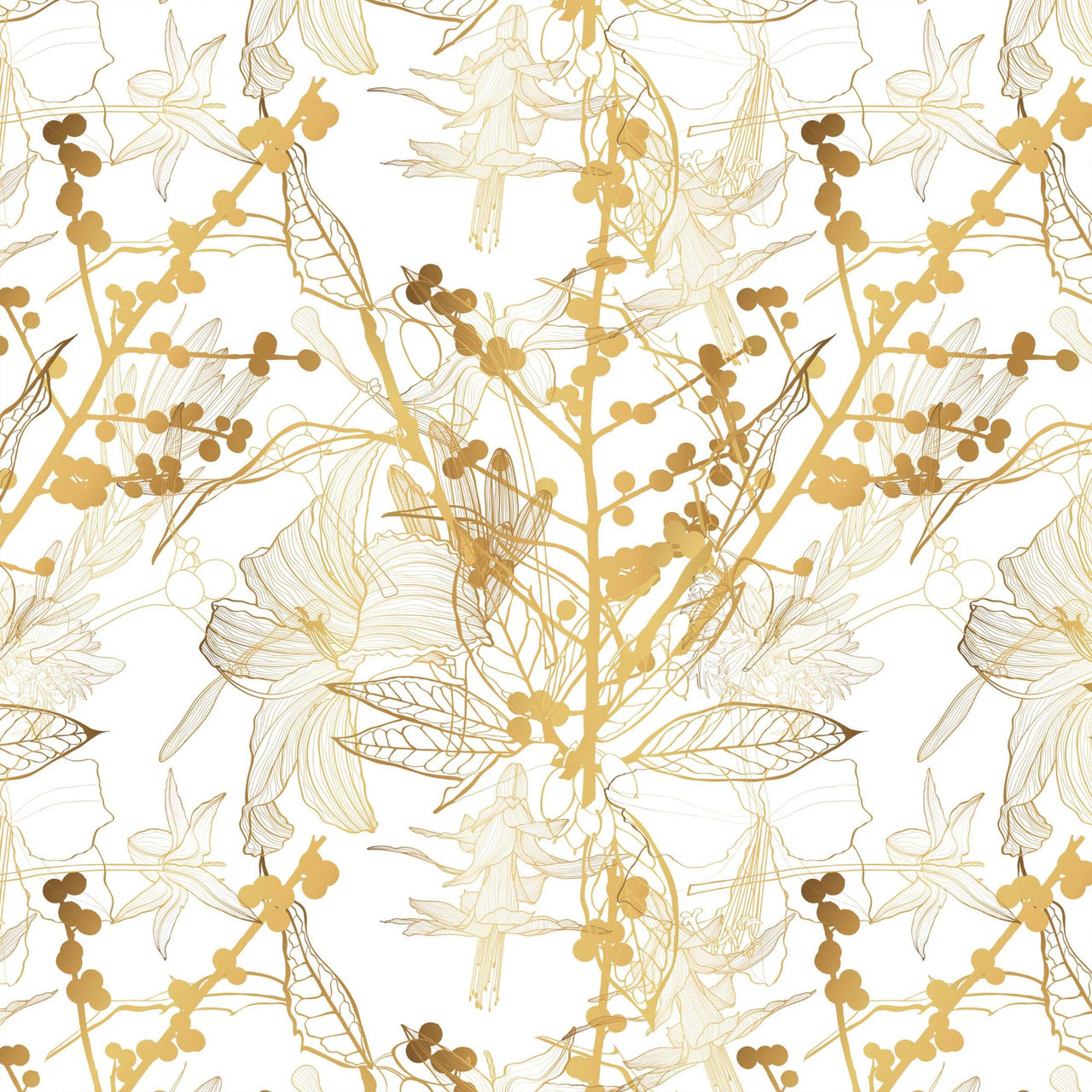 Clear Golden Botanical Bottle Wrap on La Marca Prosecco