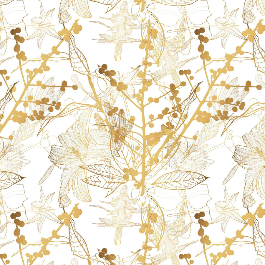Clear Golden Botanical Bottle Wrap on La Marca Prosecco