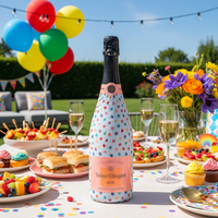 Thumbnail for Beau Bottles Colorful Dots- Champagne Collection