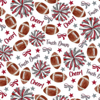 Thumbnail for Crimson and Grey Game Day Mini Bottle Wrap Set on Mini La Marca Prosecco