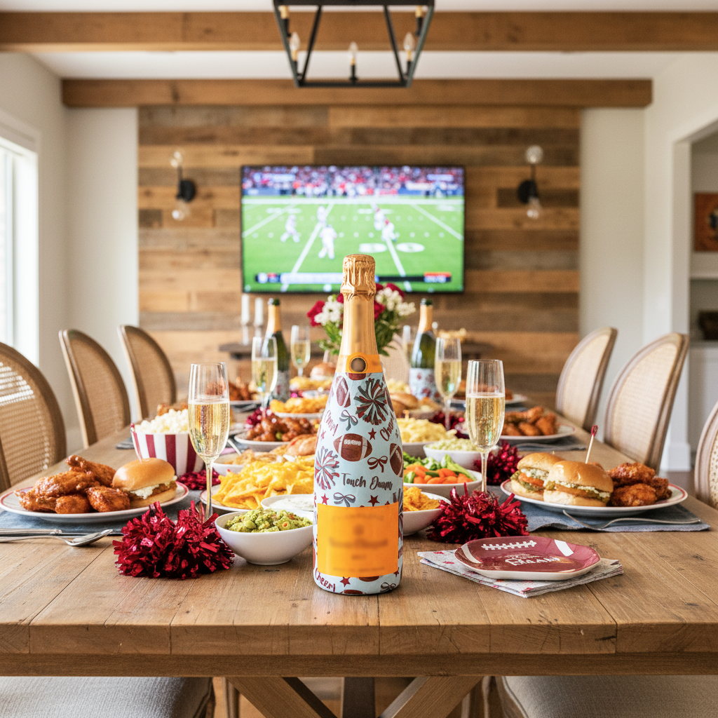 Beau Bottles Crimson and Grey Game Day - Champagne Collection