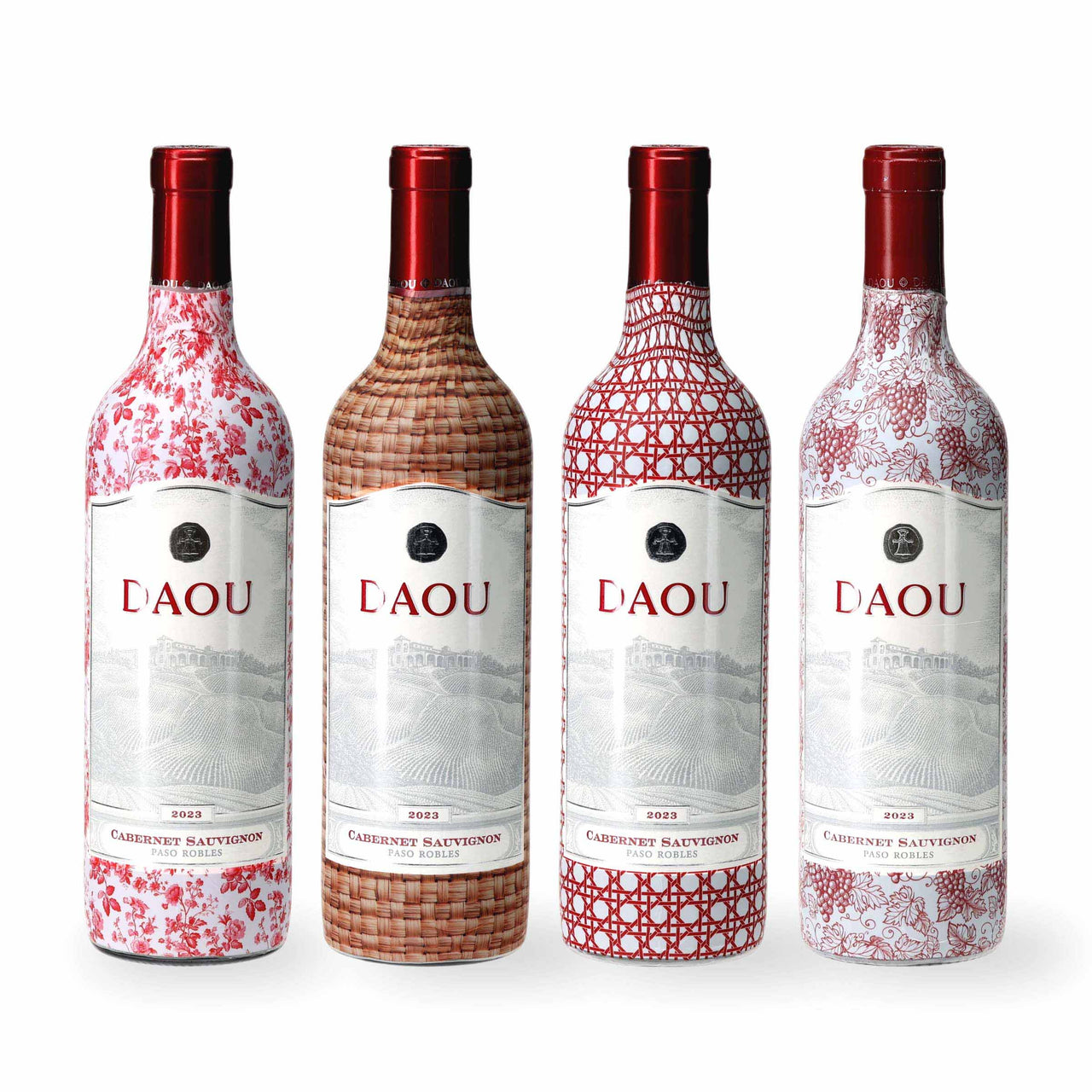 DAOU Wine Bundle - DAOU bottle wrap on a wine bottle