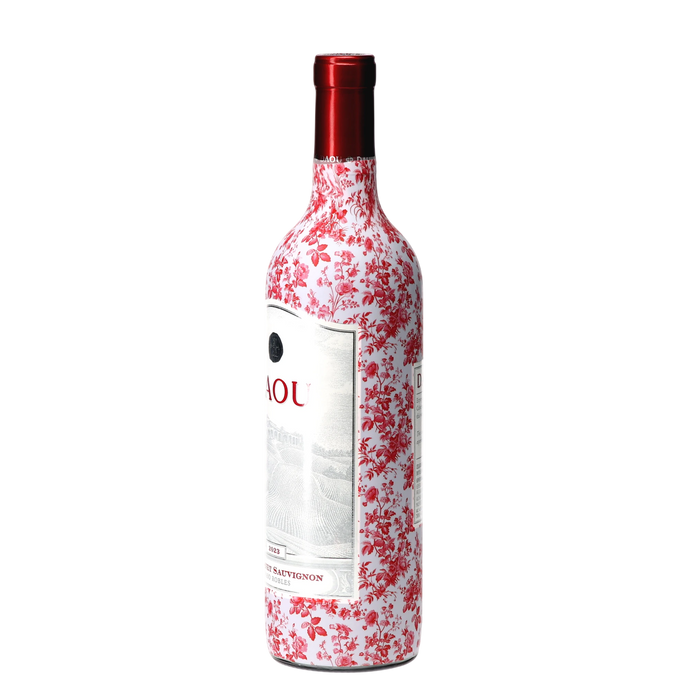Limited Edition Grandmillennial Deep Red Floral - DAOU Wine — 360 view