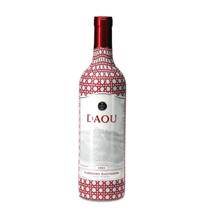 Limited Edition Deep Red & White Cane - DAOU Wine — 360 view