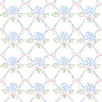 Thumbnail for Hydrangea Lattice Bottle Wrap on Champagne Bottle