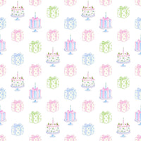 Thumbnail for Pastel Birthday Cakes & Presents Mini Bottle Wrap Set on Mini La Marca Prosecco
