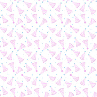 Thumbnail for Pastel Birthday Party Hats Bottle Wrap on Champagne Bottle