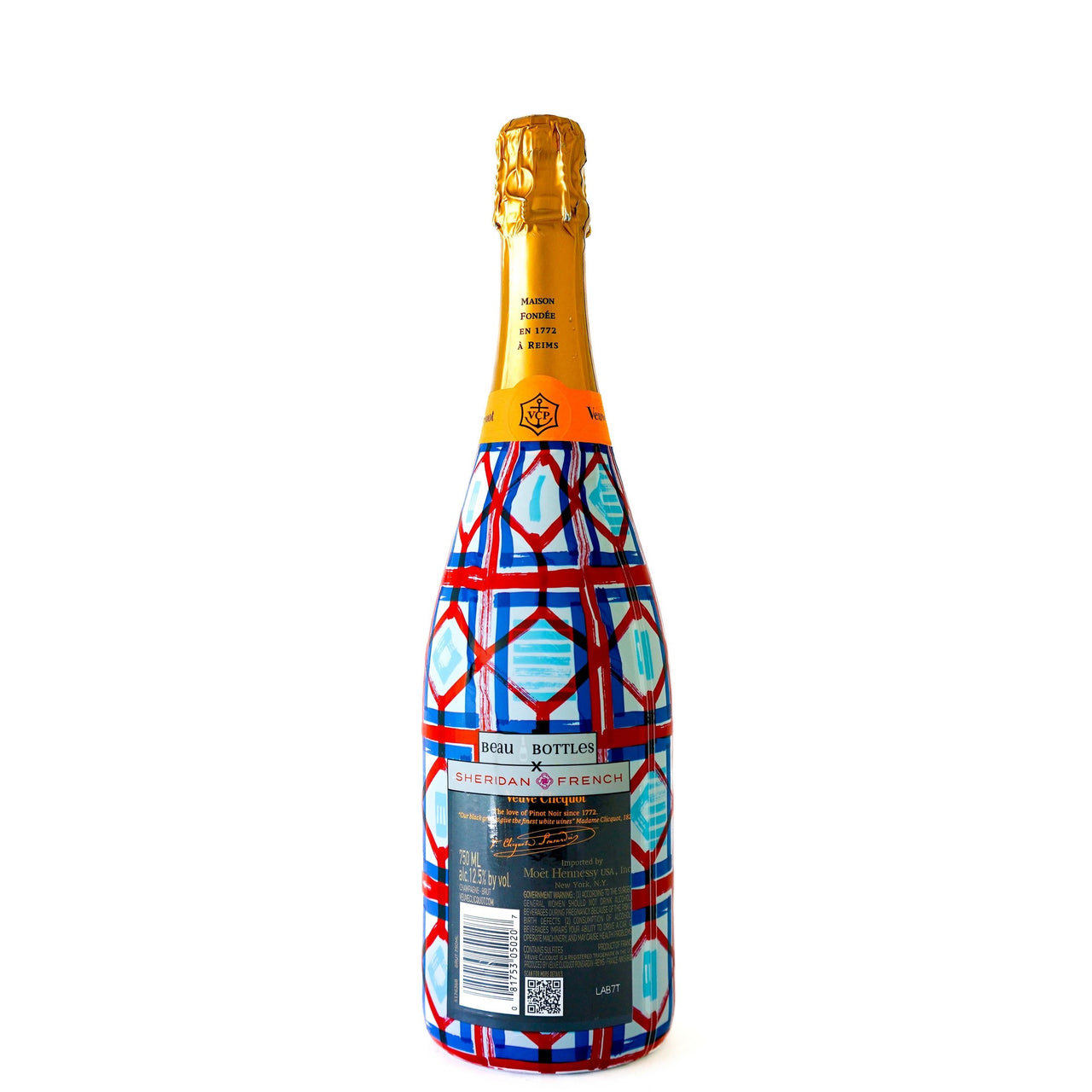 Sheridan French Collection - Liberty Picnic Bottle Wrap on Champagne Bottle