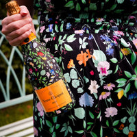 Thumbnail for Sheridan French Collection - Onyx Wildflower Bottle Wrap on Champagne Bottle