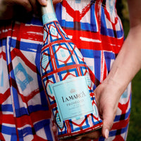 Thumbnail for Sheridan French Collection - Liberty Picnic Bottle Wrap on La Marca Prosecco