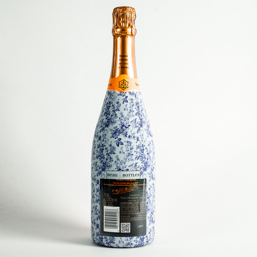 Beau Bottles Grandmillenial Blue Floral - Made For Veuve