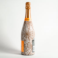 Thumbnail for Autumn Web Bottle Wrap on Champagne Bottle