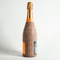 Thumbnail for Honey Rattan Weave– Champagne Collection Bottle Wrap on Champagne Bottle