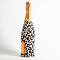 Thumbnail for Tan Leopard Bottle Wrap on Champagne Bottle