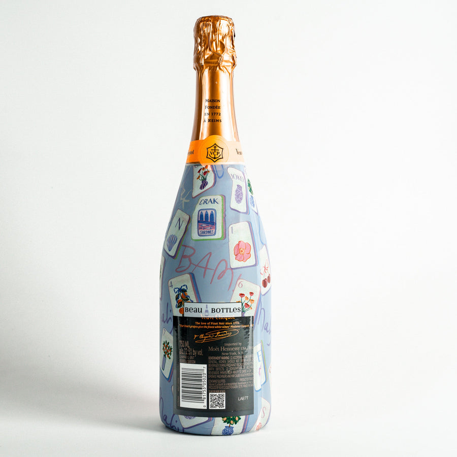 Beau Bottles Pastel Blue Mahjong - Champagne Collection