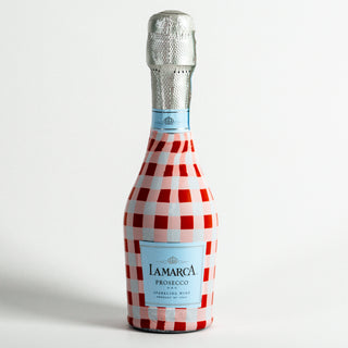Beau Bottles Red and White Gingham - MINI La Marca Edition - Six Pack