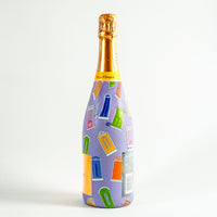 Thumbnail for Notting Hill Doors Bottle Wrap on Champagne Bottle