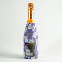 Thumbnail for Purple Mahjong Bottle Wrap on Champagne Bottle