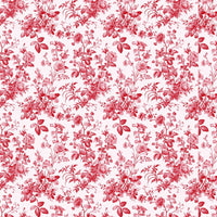 Thumbnail for Grandmillennial Deep Red Floral Bottle Wrap on DAOU Wine
