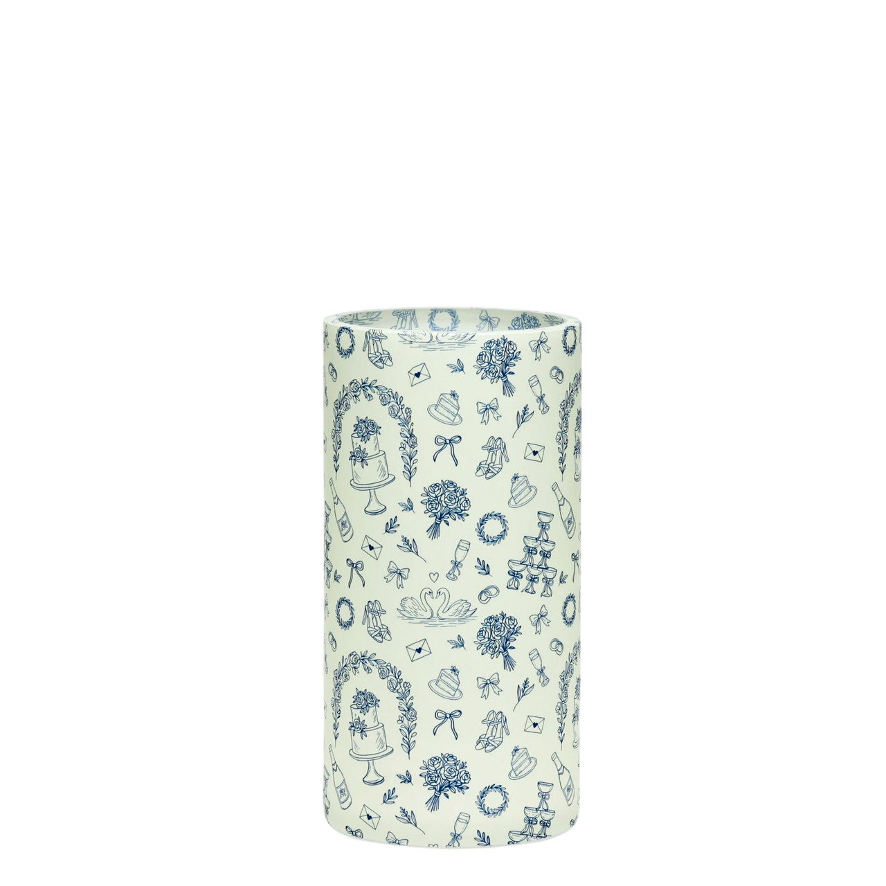 EVERVASE Wrap- Blue Wedding Toile