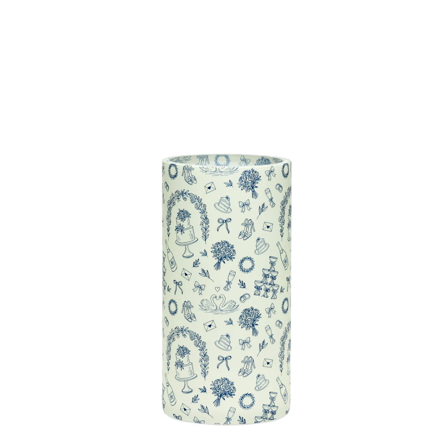 EVERVASE Wrap- Blue Wedding Toile
