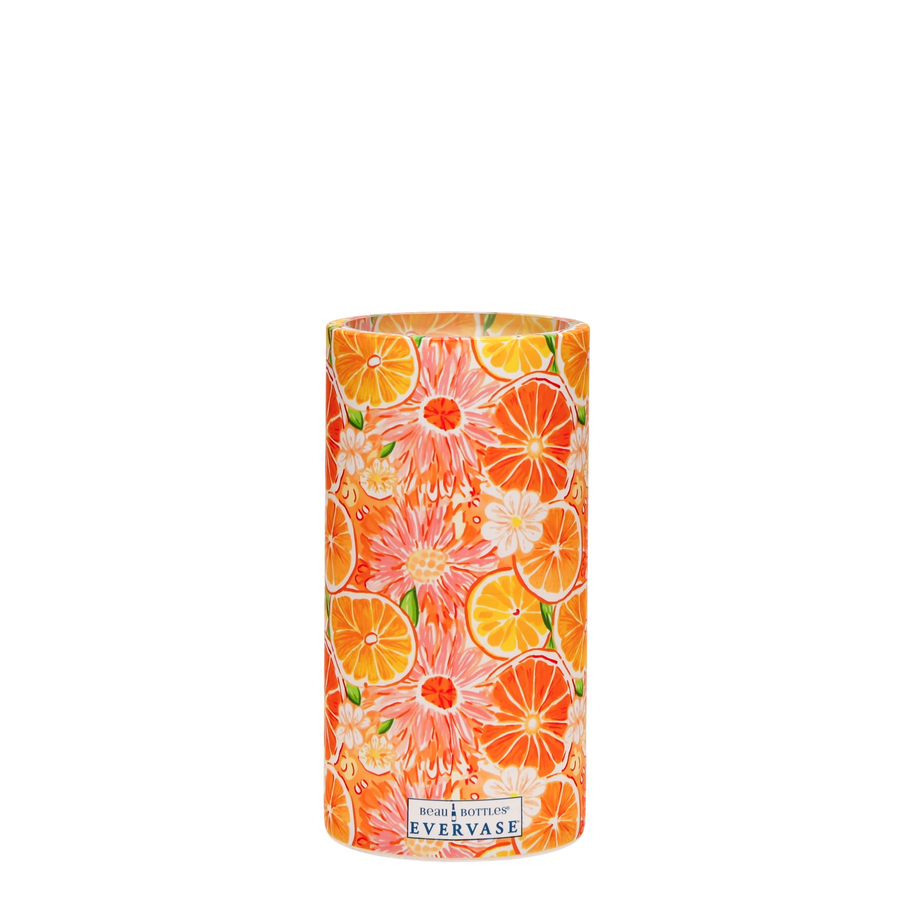 EVERVASE Wrap- Preppy Watercolor Oranges — 360 view