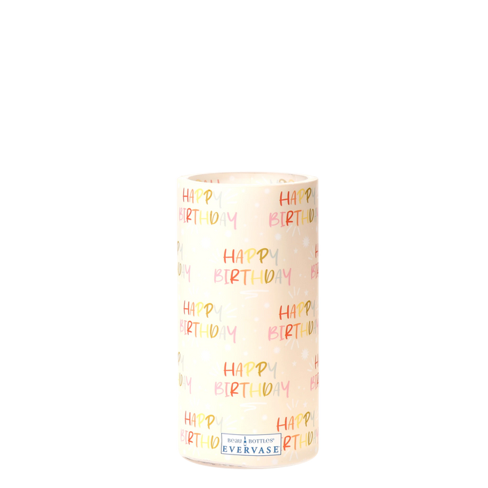 EverVase Wrap Birthday in Pastels — 360 view