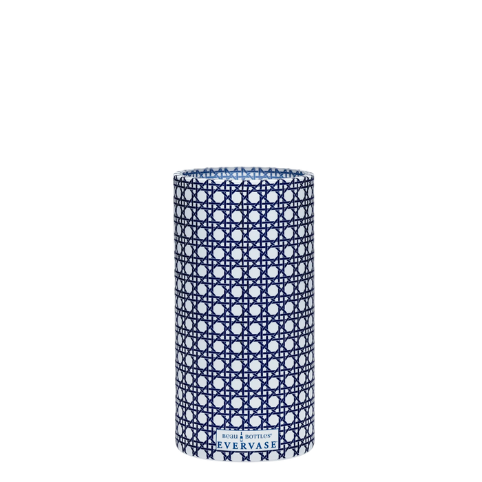 EverVase Wrap Navy & White Cane — 360 view